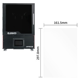 Chitu Systems Pack of 3 Screen Protectors 297.8 x 161.5 mm for Elegoo Jupiter 12.8 Inch 6K 3D Printer, Thickness 0.125 mm (Jupiter)
