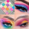 16-Color Bright Eyeshadow Palette – Rainbow Matte & Shimmer Finishes