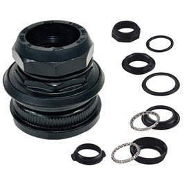 AUTES 1-1/8" Threaded Bicycle Headset Combo 9pcs, Front Bike Fork Bowl Set