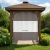 Heavy Duty 18 Oz Waterproof PVC Clear Panel Curtain Privacy