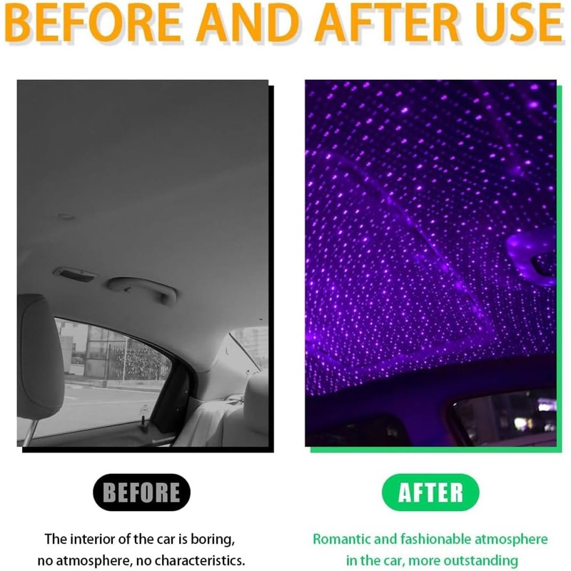 Car Ceiling Starlight, LED Car Ceiling Starlight, USB Mini Car