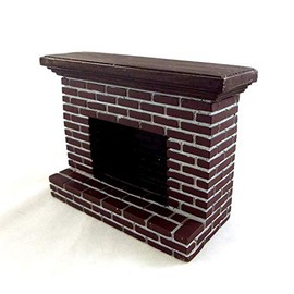 Aztec Imports, Inc. Small red Brick Fireplace