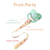 CutiePlusU Dummy Clip Adult Size Pacifier Holder Clips 3 Pack
