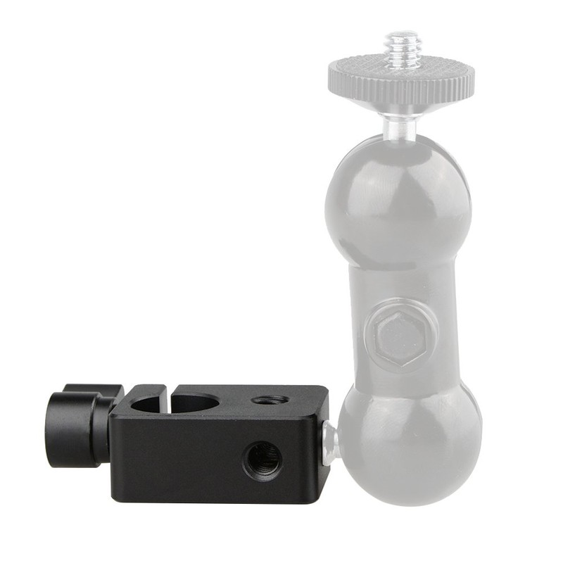 CAMVATE 15mm Rod Clamp with 1/4'' Screw Hole Camera Shoulder