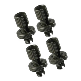 Partuto 4 Pcs Universal Brake Clutch Cable Line Screw - Aluminum Army Green