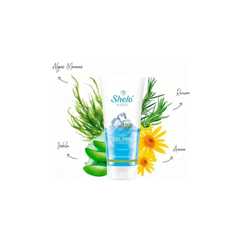 Gel Frío Corporal - Ideal Piel Sensible Aporte De Vitamina
