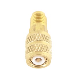 R410A Female SAE Adapter HVAC Hose Connector Copper Fittings Adapter A/C 1/4 Inch Male SAE to 5/16 Inch (R410A Adapter)