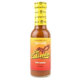 Hot Ones Los Calientes Rojo Hot Sauce Made With Natural Ingredients & Spicy Flavors From Smoked Red Jalapeno, Habenaro & Apricot, 5 fl oz Bottle (1-Pack)