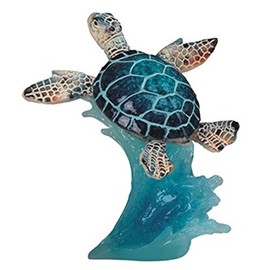 StealStreet SS-G-90140, 5 Inch Blue Sea Turtle Swimming - Collectible Figurine Statue