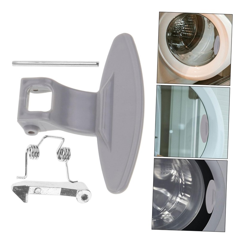 TEHAUX 1 Set Replacement Metal Door Handle for Drum Washing