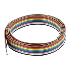 IIVVERR 3.3ft 10 Pin Conductor Rainbow Color Flat Cable IDC Wire 1.27mm (Cable de cinta plano del color del arco iris del conductor del Pin del conductor del 3.3ft 10 Pin 1.27mm