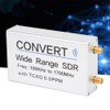 USB RTL SDR Receiver Silver Aluminum Alloy 100KHz-1.7GHz UV HF