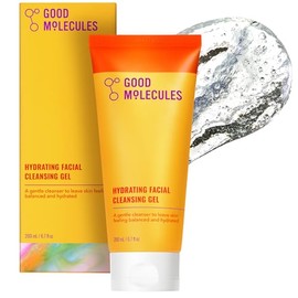 Good Molecules Gel Limpiador Facial Hidratante - Jabón para la Cara con Agua de Rosas y Extractos de Piña para Iluminar, Limpiar e Hidratar - Limpiador Facial, Cuidado de la Piel