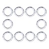 longsheng 20 pcs Crystal Prisms Chandelier Drop Parts with Rings