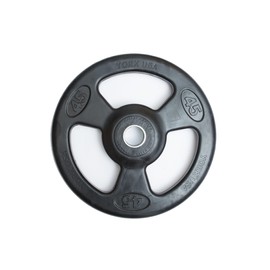YORK 2” Iso-Grip Rubber Encased Steel Olympic Plate 45 lb. (Single Plate Only)