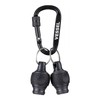 VESSEL QB-22K2GBK Galaxy Ball Grip Quick Catcher 2 Pack (Black)