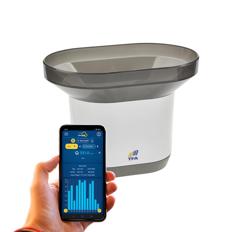 TFA Dostmann TFA-ID Wireless Rain Gauge Replacement / Additional Transmitter