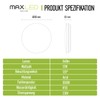 Maxled, Light is Led! Ceiling Light LED Ceiling Light Diameter