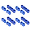 12Pcs Braided Engine Spark Plug Wire Hose Separator Clamp Fitting