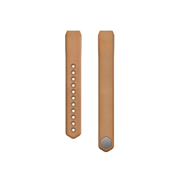 Fitbit Alta Accessory Band, Leather, Camel, Small