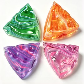 4Pcs Cheese Squishies Toys, Slow Rising Stress Balls for Adults