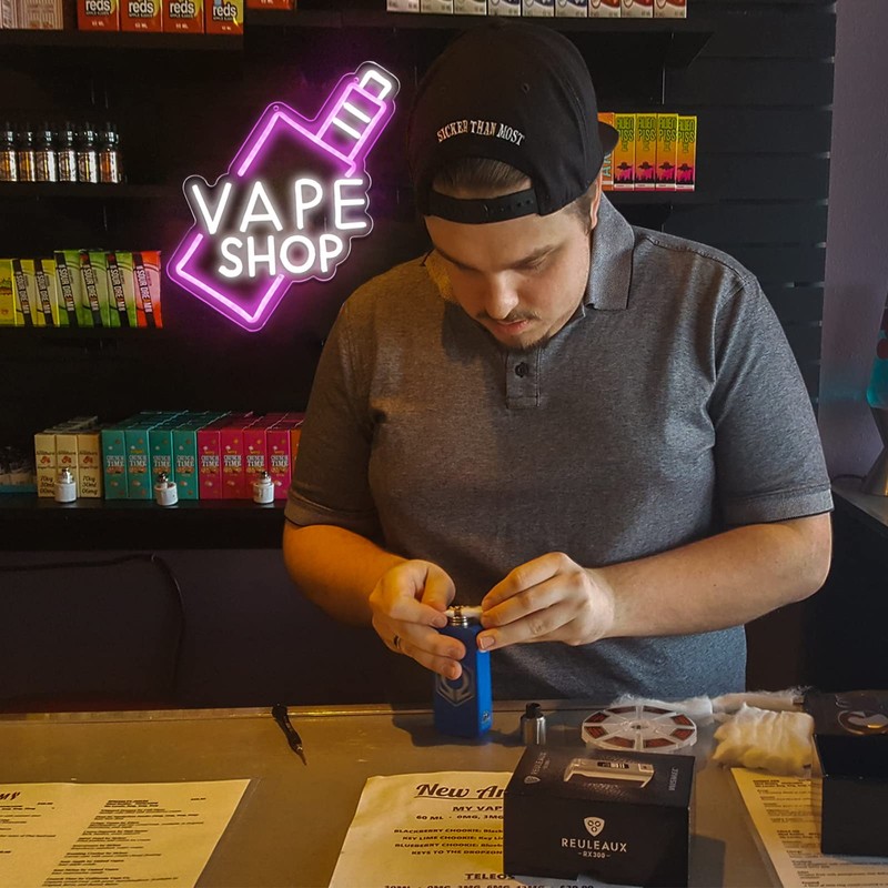 Vinray Smoke Shop Neon Sign for Business Advertising or Vape