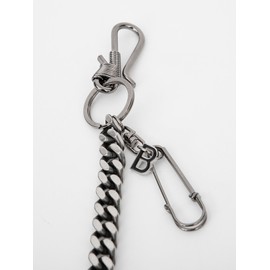 Blackblond Bibidi Bi Logo Pants Chain (Silver)