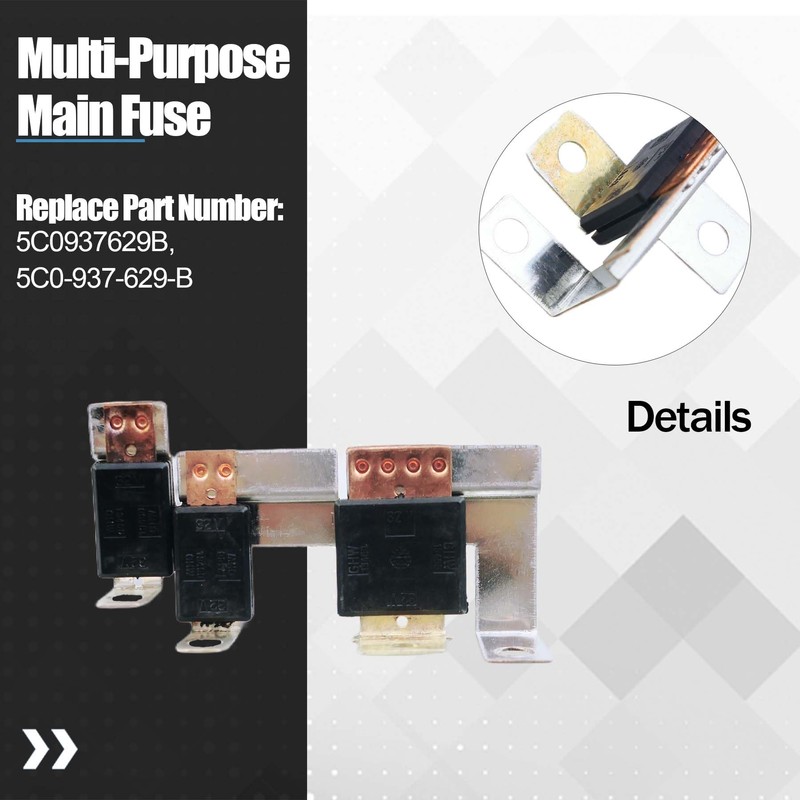 Multi-Purpose Main Fuse Fit for Volkswagen Jetta GLI 2012-2018 Hybrid