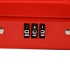 SEPOX® Water/Fire-Resistant Portable Security Case Lock Box Steel, Small Personal