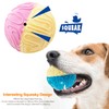 BPS 3pcs Dog Toys Rubber Ball Squeaky Sound Indestructible High