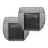 NLQR Driver & Passenger Side Bottom Replacement Seat Cover Leather