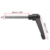 sourcing map Adjustable Clamping Lever Handle M8 x 60mm Metric