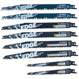 BOSCH RPW008 8 pc. Edge Pro-Wood Reciprocating Saw Blade Set