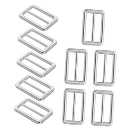 Gadpiparty 10pcs Adjustable Zinc Alloy Bag Strap Buckles Metal Slide Belt Adjusters for Backpacks Versatile Hardware for Customizing Shoulder Straps and Belts