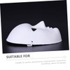 ORFOFE 10pcs White Mask Unpainted Facial Mask Masquerade Party Props