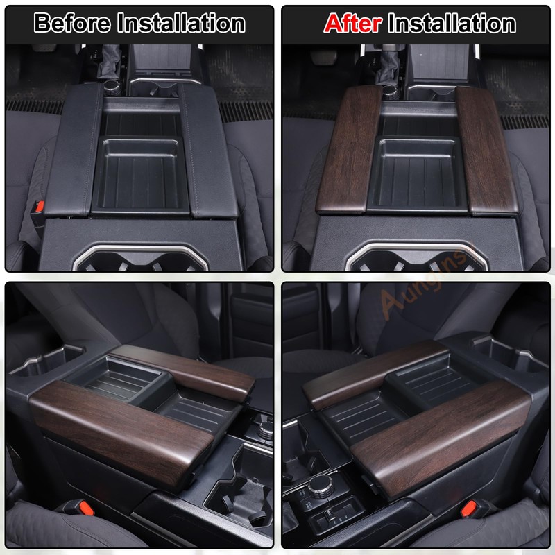 Car Center Console Armrest Protector Cover Compatible with Toyota Tundra