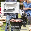 Braveboy Damper & 80672 Charcoal Lid Handle Kit Compatible with