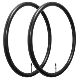 2-PCS 20x1 3/8 Heavy Duty Bike Tubes FV60 mm Presta Valve Premium Butyl Rubber Inner Tubes Replacement for 20x1 3/8 20 x 1 3/8 20x1 3-8 Bike Bicyle Tire Tubes