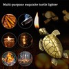 Torch Lighter - Turtle Shaped Refillable Gas Adjustable Flame Lighter,