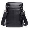 Bolso de mensajero de cuero Sling Crossbody Pack para hombres,