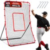 PLAYAPUT Baseball Rebounder & Pitchback Net, 5 Angle Adjustable