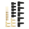 30 Piece Spark Plug Coil Collar Terminal Set, 90° HEI