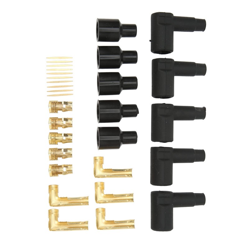 30 Piece Spark Plug Coil Collar Terminal Set, 90° HEI