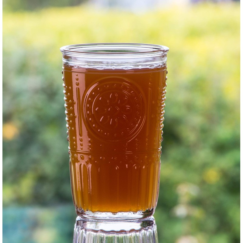 Bormioli Rocco Romantic Set Of 6 Tumbler Glasses, 11.5 Oz.