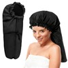 ELEBOX Gorro de ducha extragrande para trenzas/cabello rizado/rastas | Gorros