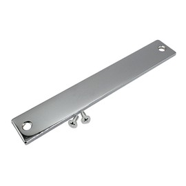 Dummy Mortise Filler Plate | 86 Prep Blank Cover | 1-1/4" x 8" | Mortise Lockset Blank | Polished Chrome