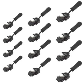NHPY Pack of 12 zip for zip, zip repair kit, zip zip, zip replacement, black