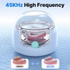 CXRUY Ultrasonic Retainer Cleaner - UV Dental Cleaning Pod Night