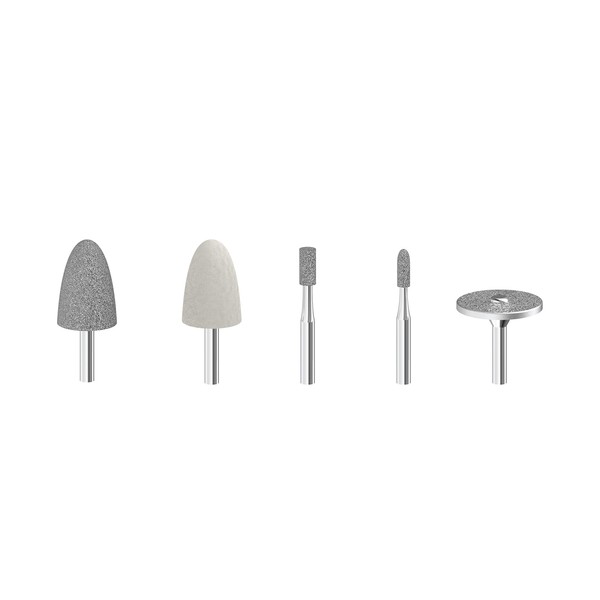 Pure Enrichment PureNails Express 5-Piece Replacement Nail Drill Set