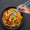 5 Pairs Reusable Chopsticks Fiberglass Set Alloy Non-Slip Colorful Japanese